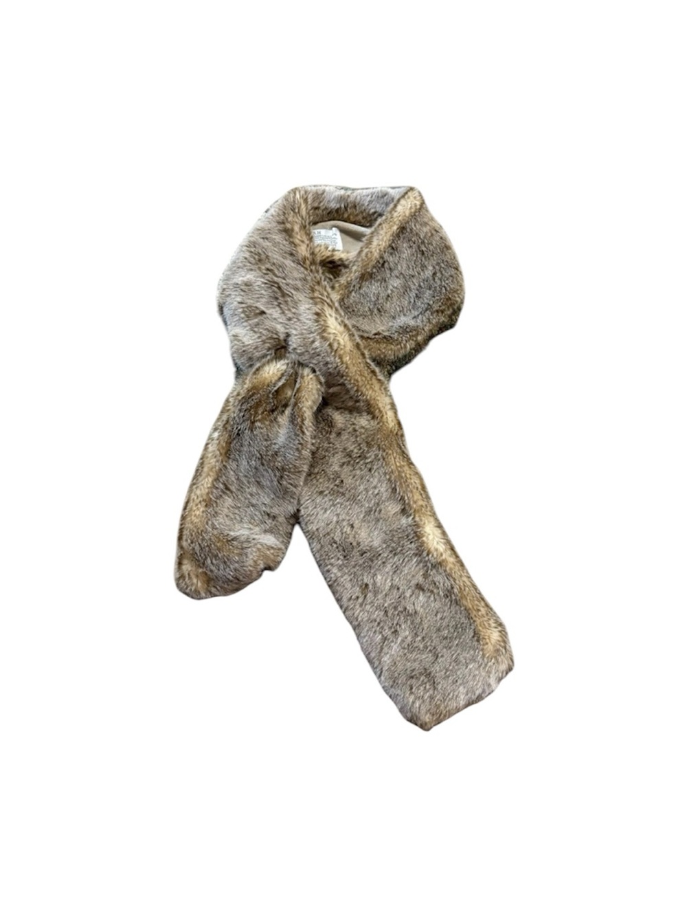 Restoration Hardware Faux Fur Scarf in Taupe